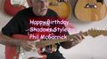 Happy Birthday. Guitar Cover In The Style Of The Shadows Played by Phil McGarrick - ������