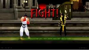 MORTAL KOMBAT VS STREET FIGHTER (SCORPION VS RYU)